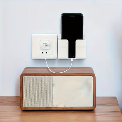 Punch-Free Storage Shelf with Phone Holder