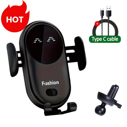 Wireless Car Charger with Auto-Clamp