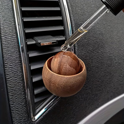 Walnut Wood Car Air Diffuser