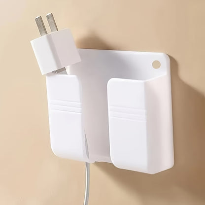 Punch-Free Storage Shelf with Phone Holder