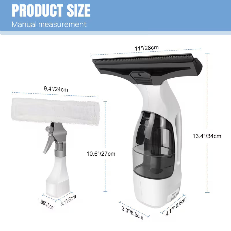 Cordless Window Vac with 150ml Tank