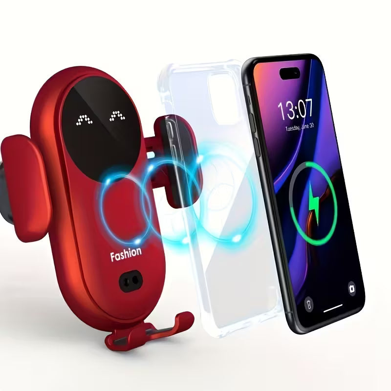 Wireless Car Charger with Auto-Clamp