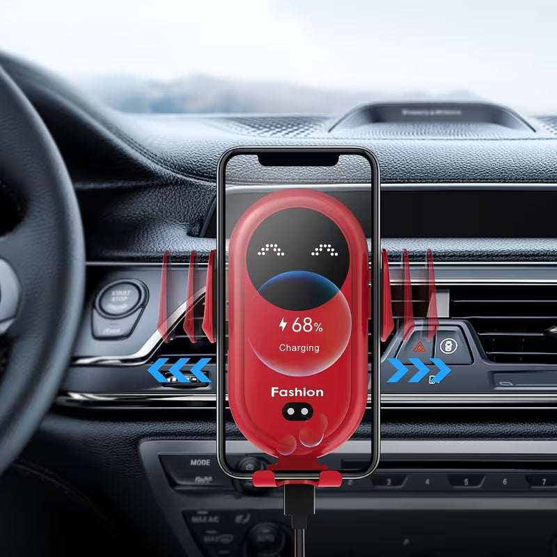 Wireless Car Charger with Auto-Clamp