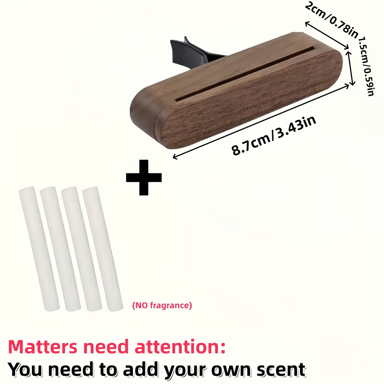 Wooden Car Air Vent Diffuser