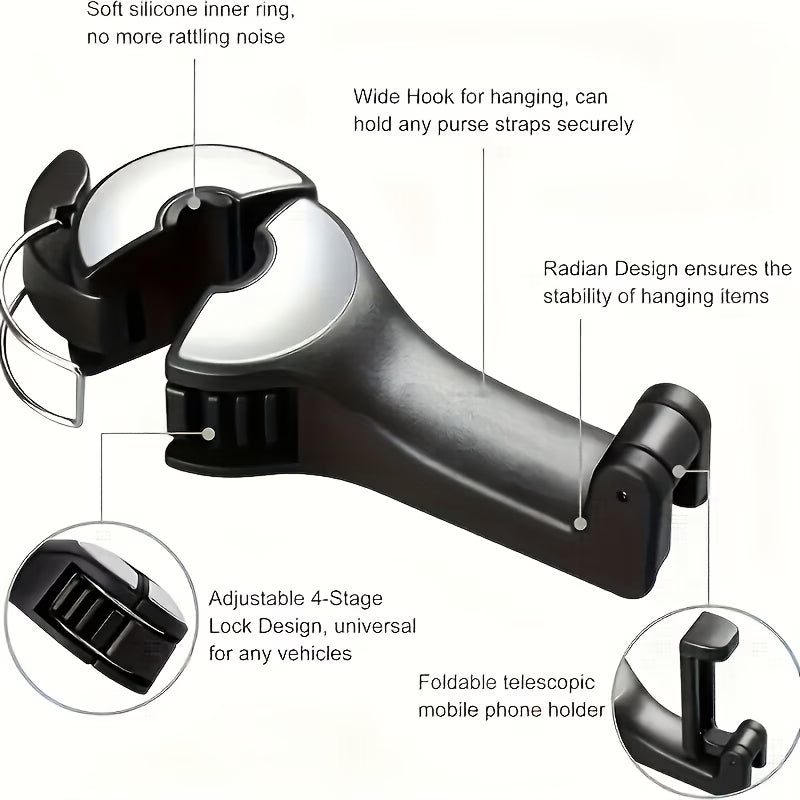 Car Headrest Phone Holder