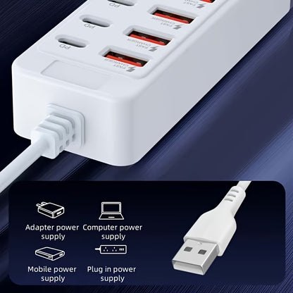 12-Port USB Fast Charging Station