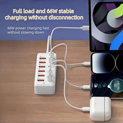 12-Port USB Fast Charging Station