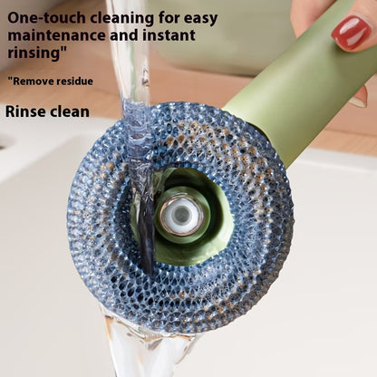 Ergonomic Dishwashing Brush with Soap Dispenser